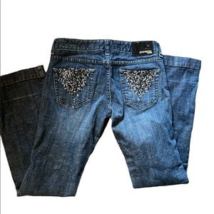 Express‎ sequin jeans